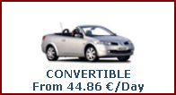 Click here to book a Renault Megane Cabrio with Auto Car Hire Spain